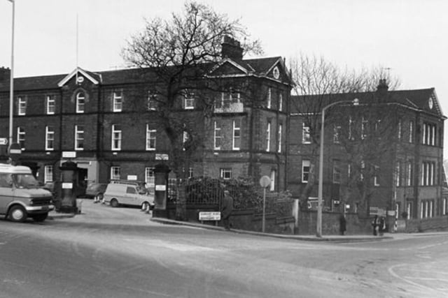 The old Royal Hospital, on Durrant Road, in 1978