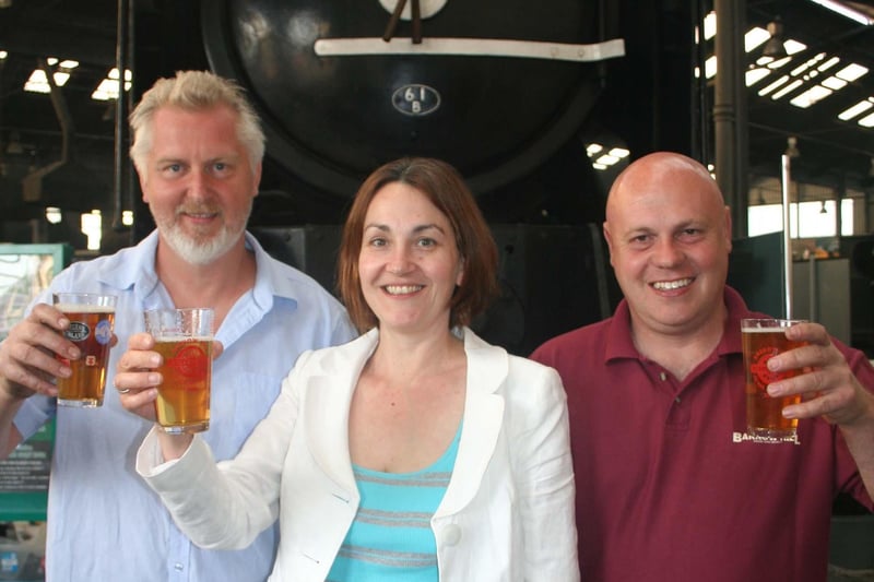 Natascha Engel, MP for North-East Derbyshire, raised a glass to the festival where she was welcomed by organisers Kim Beresford and Mervyn Allcock in 2009.