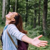 Forest bathing will help stress and anxiety melt away. Photo by Shutterstock/Beliphotos