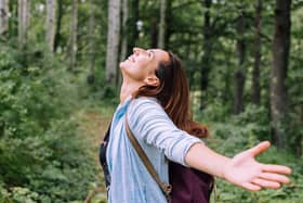 Forest bathing will help stress and anxiety melt away. Photo by Shutterstock/Beliphotos