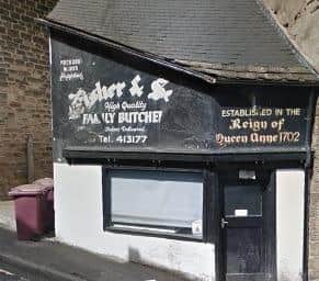 The former Fishers butchers shop on High Street, Dronfield has been vacant for several years,