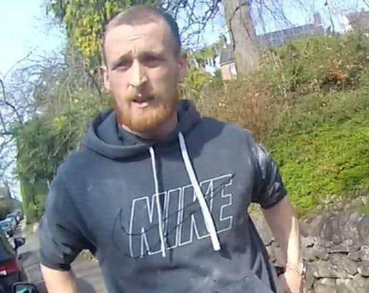 Officers would ike to speak with this man in connection with the incident in Matlock on Tuesday