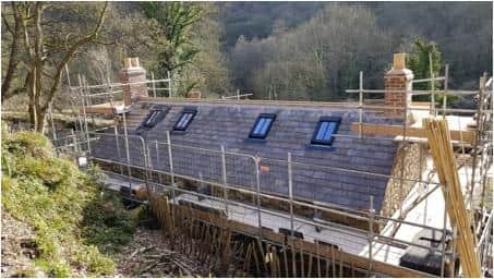 Derbyshire Wildlife Trust’s Aqueduct Cottage, situated on the banks of the Cromford Canal has a new roof.