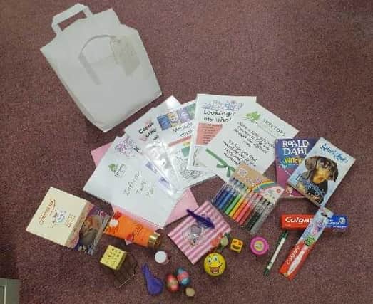 Treetops Hospice has been delivering care packages to bereaved children.