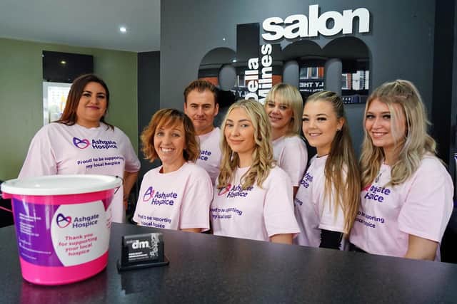 Salon DM in Chesterfield is raising money for Ashgate Hospice.