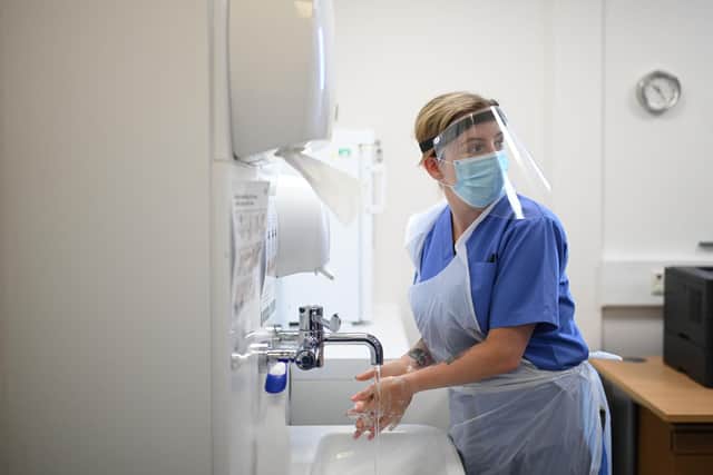 The NHS is encouraging more students to consider careers in nursing. Photo: Daniel Leal-Olivas/AFP/Getty Images