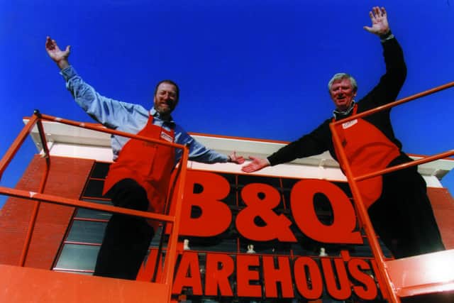 Richard Block, left, and David Quayle, founders of the B&Q home improvement retailers (photo courtesy of B&Q).