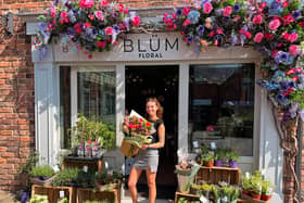Kirsty Noble, owner of BLÜM Floral in Bolsover, is among 15 florists who will showcase their work at Fleur De Villes in Somerset House, London.