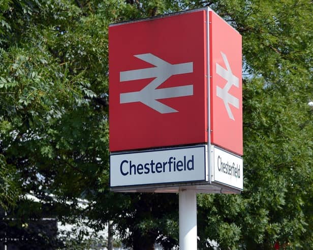 A person has died after an incident near Chesterfield Station.