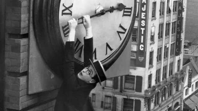 Harold Lloyd in the silent movie Safety Last! which will be screened at Derby Cathedral on Thursday, November 17, 2022 (photo: courtesy of QUAD Derby)
