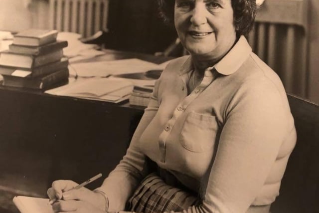 Sheffield Cathedral secretary Sylvia Dodson pictured in October 1984