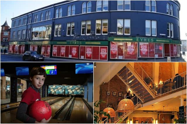 Leisure activities for families, food and drink businesses are among the suggestions for the Eyres building.