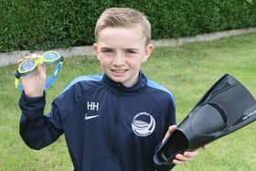 Hayden Hudson, 11, will take the plunge next month as he embarks on Diabetes UK's Swim22 challenge