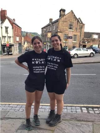 Ella McCarthy and Immy Poole are fundraising for Anthony Nolan