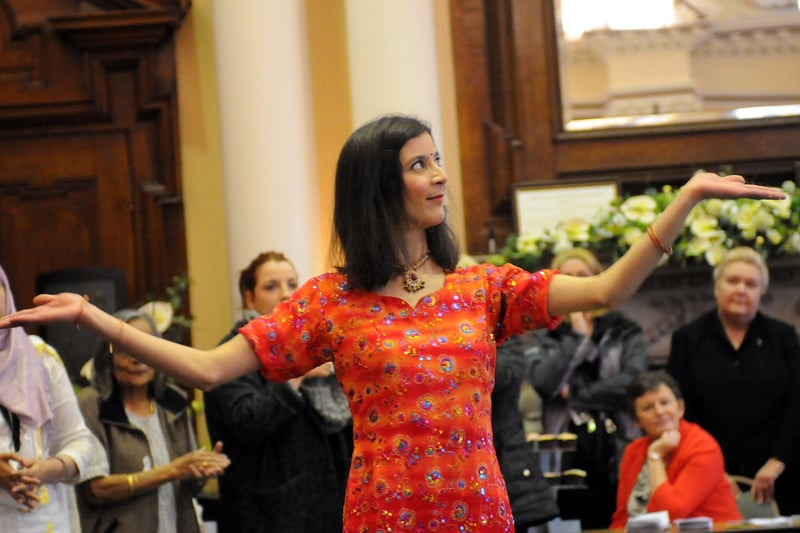 The South Tyneside Womens Event at South Shields Town Hall 8 years ago and Bollywood dancing was getting the attention of the crowds.