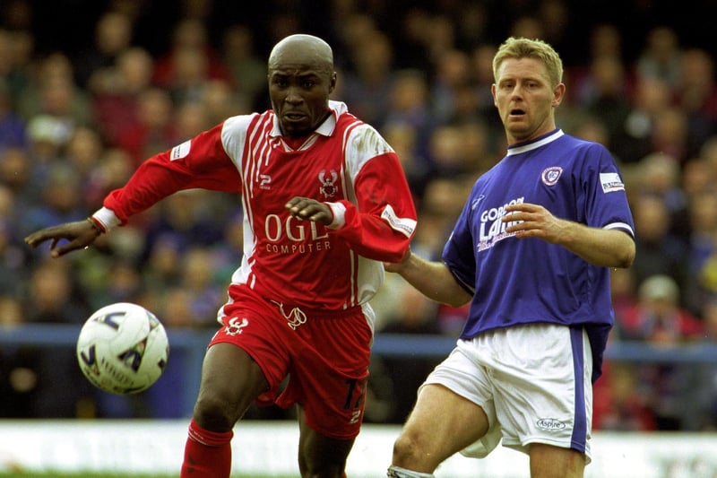 David Reeves played 168 times for Chesterfield, scoring 46 times between 1997 and 2002. He then joined Oldham before returning to Spireites on an initial loan in 2002.