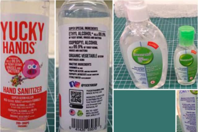 Hand sanitiser gels have been urgently recalled.