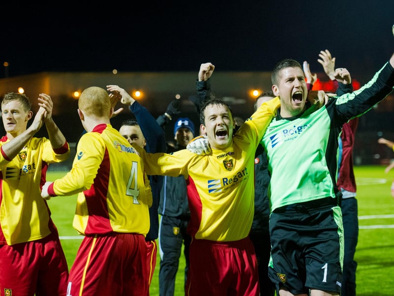 The Wee Rovers stunned their Lanarkshire rivals with a 93rd minute winner from Gary Phillips at Cliftonhill. Rovers were sitting third bottom of League Two at the time while Motherwell went on to finish second in the Premiership.