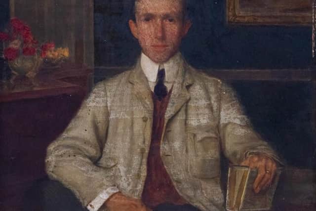 Portrait of Phillip Rivière by Leonard Campbell Taylor, oil on board, signed, sold for £3,600.