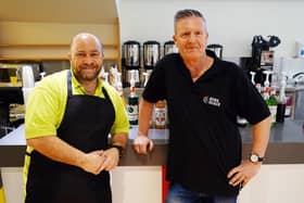 First look at new Boba Shack - new bubble tea shop in Four Seasons Mansfield. Steve Smith and Phil Price.