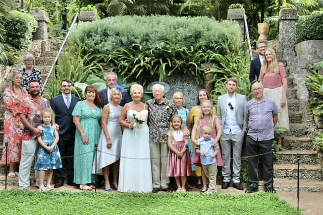 The couple enjoyed a wonderful wedding and a week-long holiday with our family and close friends.