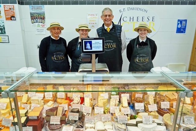There are 4,587 Wright’s across Derbyshire, making it the county’s sixth most popular surname. Wright is an occupational name for a craftsman or maker of machinery, mostly in wood of any kind. Pictured here are Nikki Perrins, Selena Richardson, Simon Davidson and Alicia Wright, from R.P.Davidson Cheese Factor, Chesterfield.