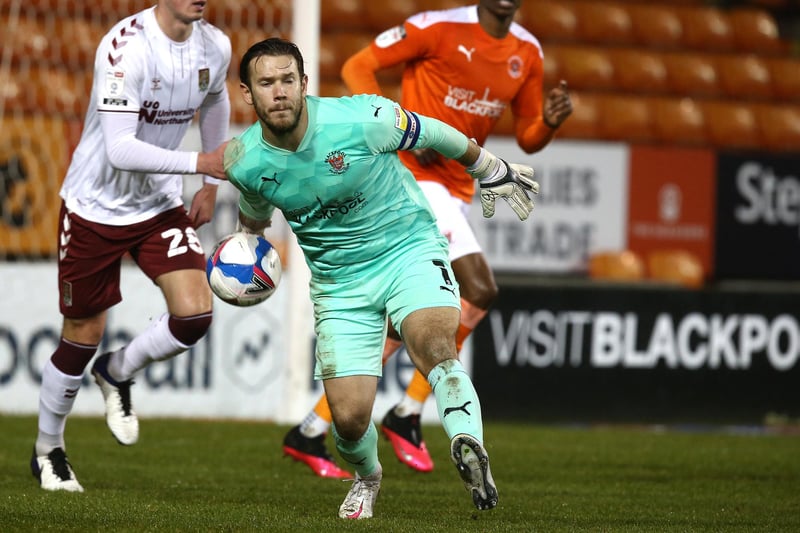 The Seasiders stopper has enjoyed a fine season at Bloomfield Road. He's kept 20 clean sheets in 42 league appearances and is poised to land the Golden Glove. Two of his shutouts arrived against Pompey.