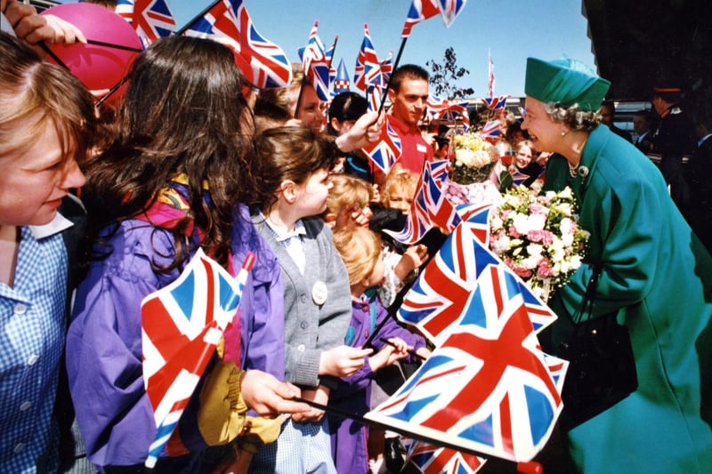 Were you among the crowds who met the Queen at Red House in 1993?