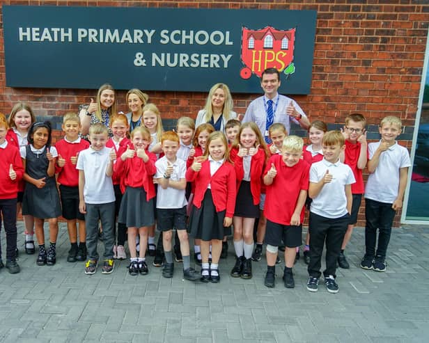 Ofsted inspectors have praised Heath Primary School at Slack Lane, Heath,  for having pupils’ well-being is ‘at the heart’.