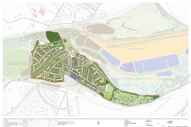 Staveley Works area illustrative masterplan