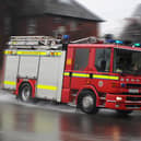 The fire service has reported the A516 has been closed  because of a dangerous structure caused by high winds.







.