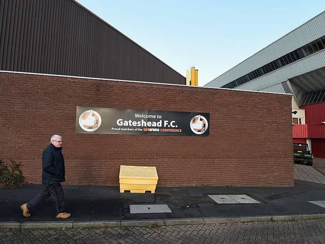 Gateshead v Chesterfield - live updates.