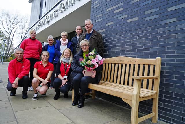 Gracie’s former colleagues at the Queen’s Park Sports Centre raised the money to install a bench in her memory.