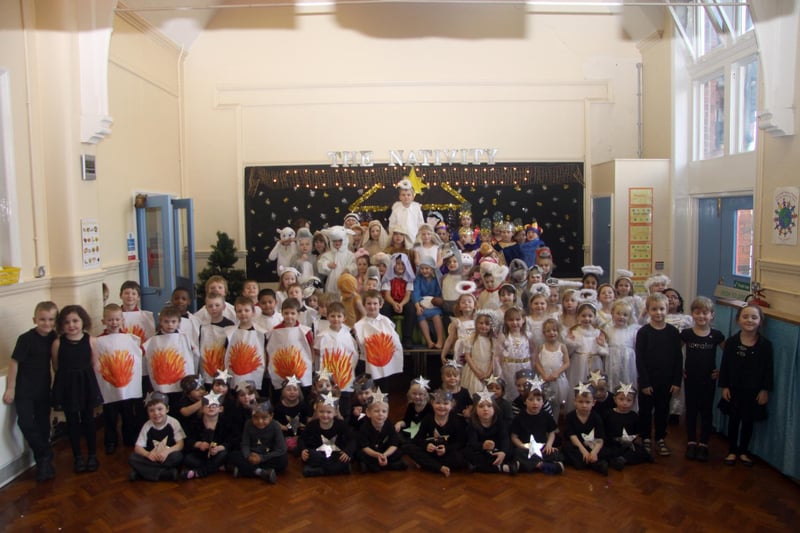 Brampton Primary School nativity in 2012.