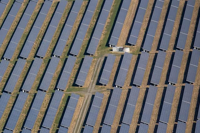 The council aims to spend £3.75 million on the first solar farm, a site between Williamthorpe Nature Reserve and the A617 near Temple Normanton