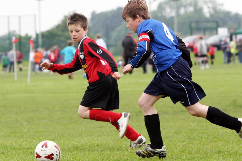 Matlock Phoenix Red (red and black) and Matlock Hawks go head-to-head in 2008.