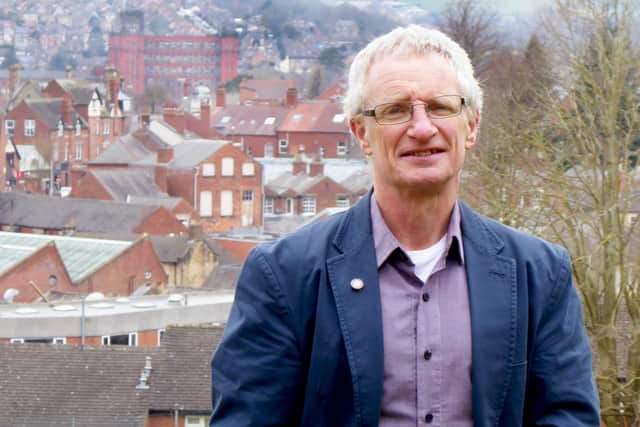 Derbyshire's first Green county councillor Gez Kinsella has received support to develop solar plans for Belper Community Energy.