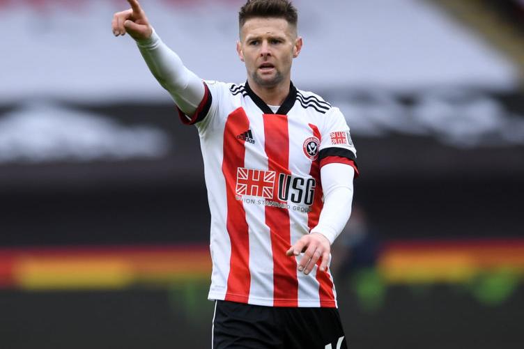 Wonderful whipped cross from deep created a chance for McGoldrick, but he couldn't divert his effort on target. Had more touches than anyone else on the field in the first half, but a sloppy pass in midfield cost United dear as West Ham broke and Basham gave away the penalty. Replaced by McBurnie.