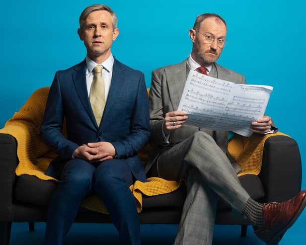 The Way Old Friends Do is written by Ian Hallard, left, pictured with director Mark Gatiss, and runs at Sheffield Lyceum Theatre from March 7 to 11, 2023 (photo: Darren Bell)