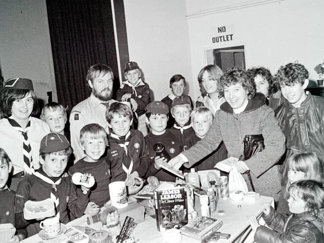Langley Mill cubs bazaar, October 1983.