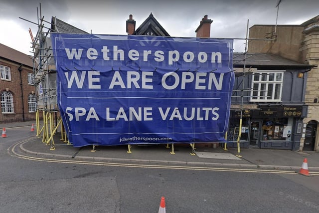 The Spa Lane Vaults will be closed on Monday morning, opening again around 1.00pm.