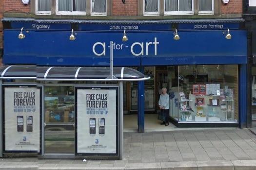 Fran Mary Wood has happy memories of shopping at a for art on Cavendish Street.