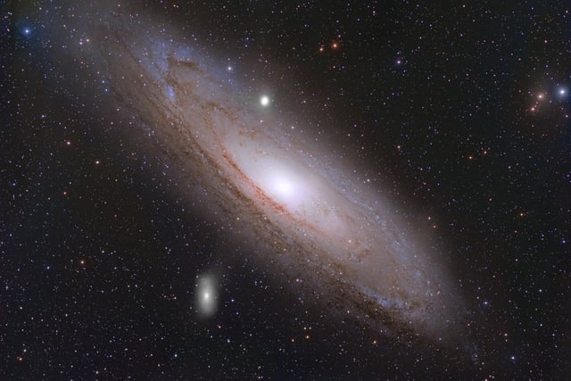 This photo of the Andromeda Galaxy took Martin 30 hours of exposure time.