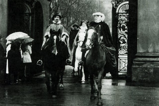 Mary Queen of Scots leaving Chatsworth House, The Star, November 20, 1970 to star the procession to Sheffield for the forth Centenary of the arrival of Mary Queen of Scots
Saturday 28th November - Saturday 5th December 1970
