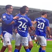 Storming first half: plenty of players were on song for Chesterfield against Crewe