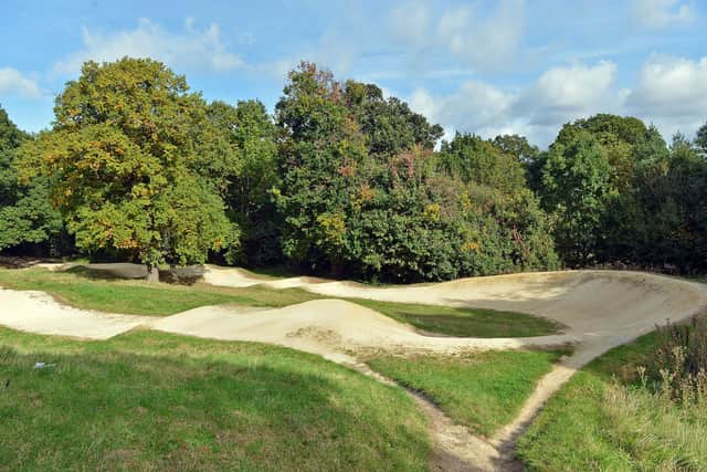 The BMX track at the park is currently maintained by local volunteers.