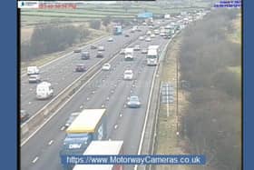 Traffic monitoring website Inrix has reported that one lane is currently closed on M1 Southbound before J30 A616 (Worksop / Sheffield South).