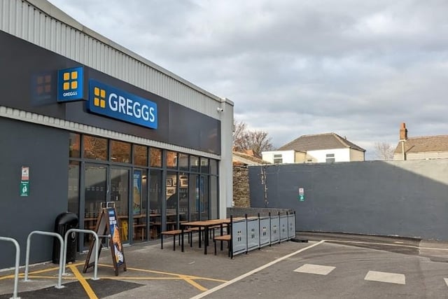 Greggs on Sheffield Road in Whittington Moor has a rating of 4.4  based on Google Reviews.