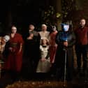 Cast and crew of The Chesterfield Great Historic Ghost Hunt which will tour the town on October 23, 24 and 25, 2026.