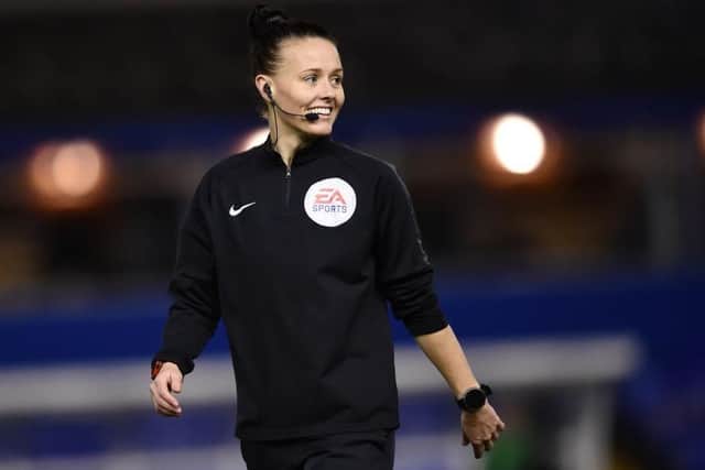 Referee Rebecca Welch will be in charge of Chesterfield's FA Cup clash against West Brom.